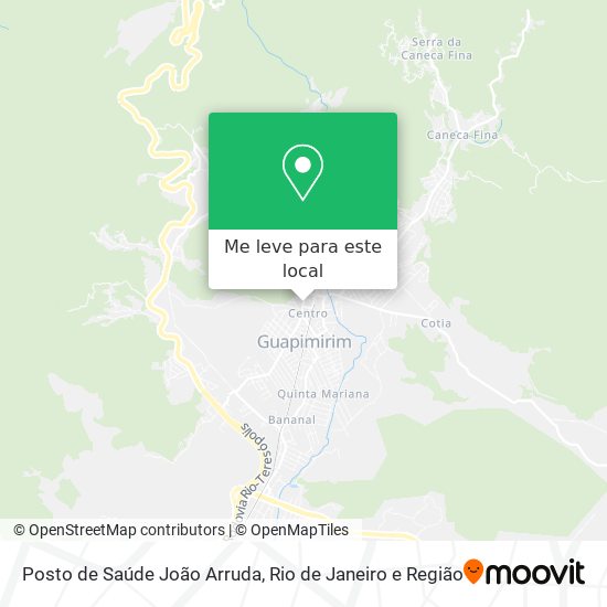 Posto de Saúde João Arruda mapa