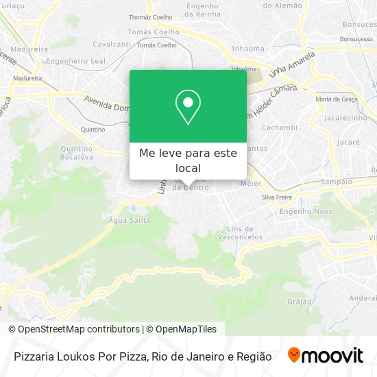 Pizzaria Loukos Por Pizza mapa