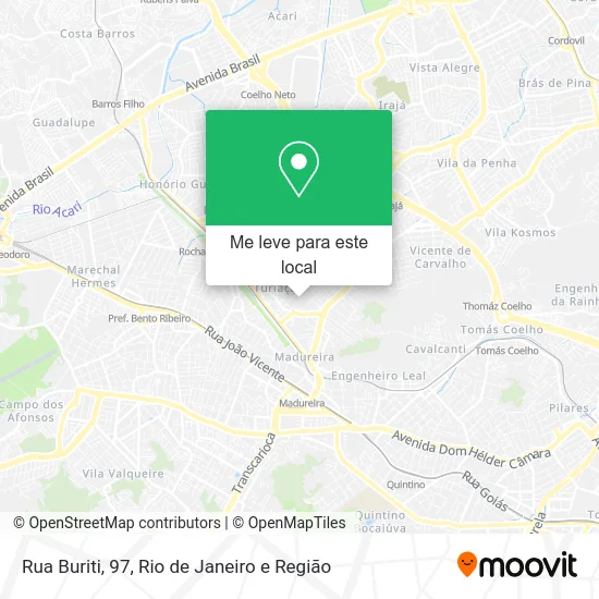 Rua Buriti, 97 mapa