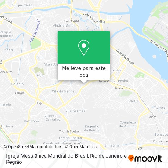 Igreja Messiânica Mundial do Brasil mapa