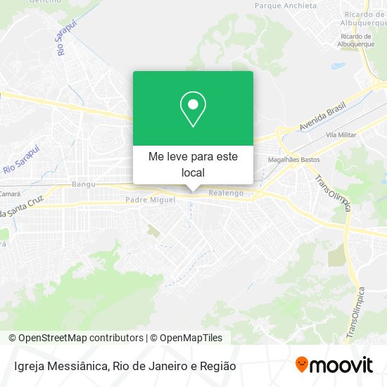 Igreja Messiânica mapa