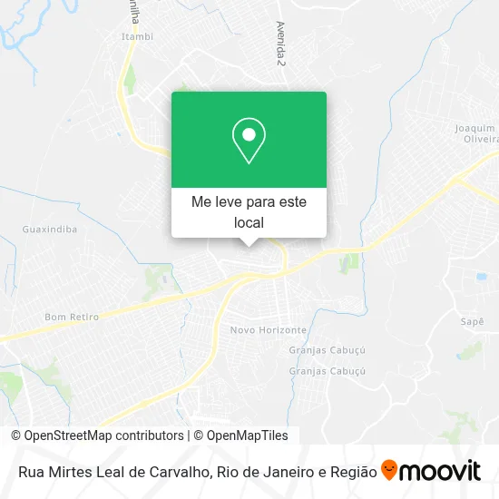 Rua Mirtes Leal de Carvalho mapa