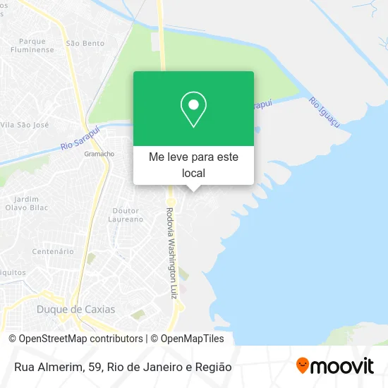 Rua Almerim, 59 mapa