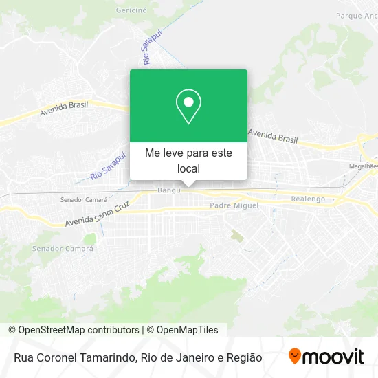 Rua Coronel Tamarindo mapa