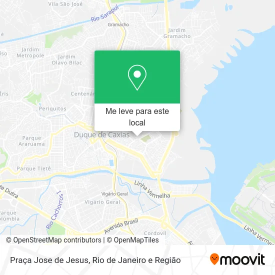 Praça Jose de Jesus mapa