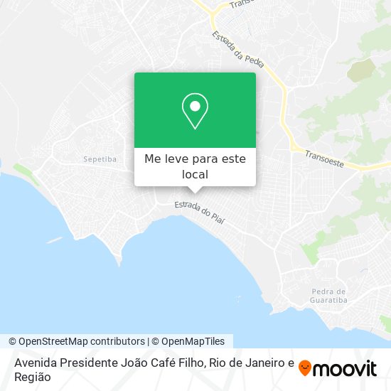 Avenida Presidente João Café Filho mapa