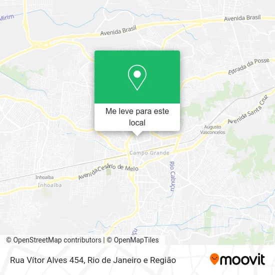 Rua Vítor Alves 454 mapa