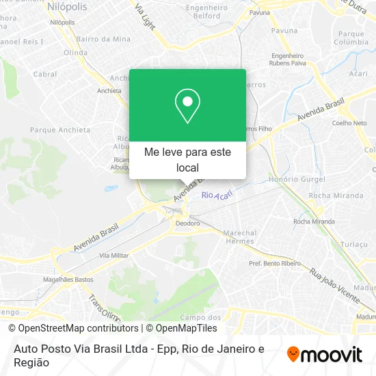 Auto Posto Via Brasil Ltda - Epp mapa