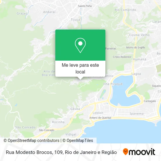 Rua Modesto Brocos, 109 mapa