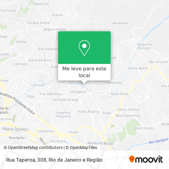 Rua Taperoa, 308 mapa