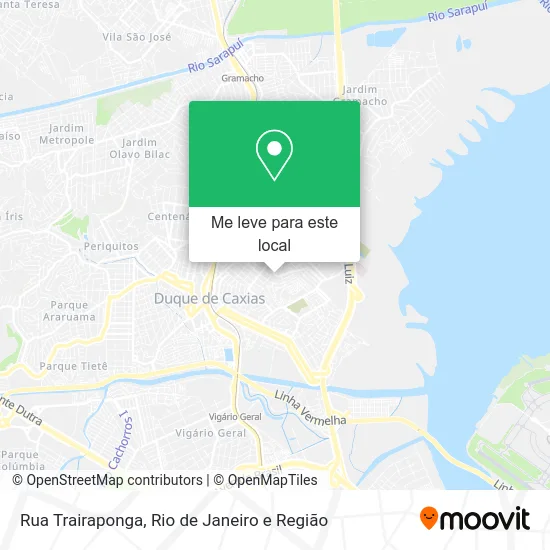 Rua Trairaponga mapa