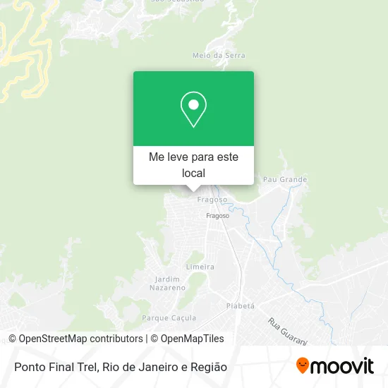 Ponto Final Trel mapa