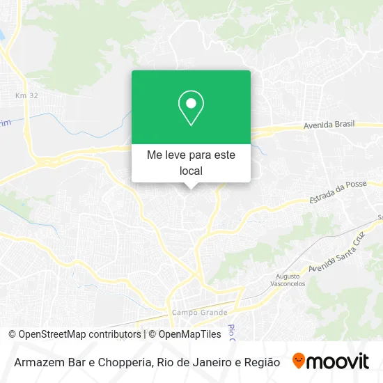 Armazem Bar e Chopperia mapa