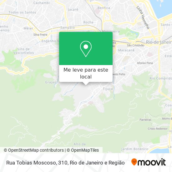 Rua Tobias Moscoso, 310 mapa