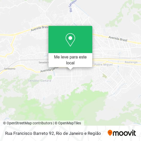 Rua Francisco Barreto 92 mapa