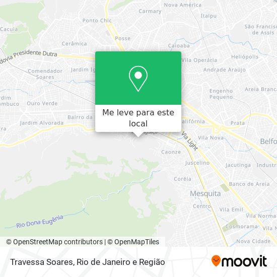 Travessa Soares mapa