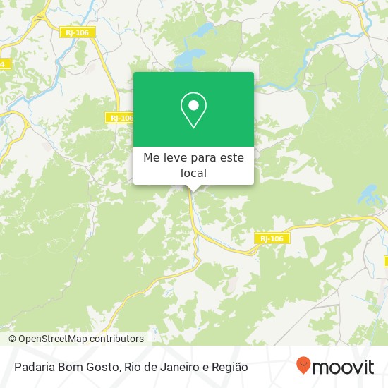 Padaria Bom Gosto mapa