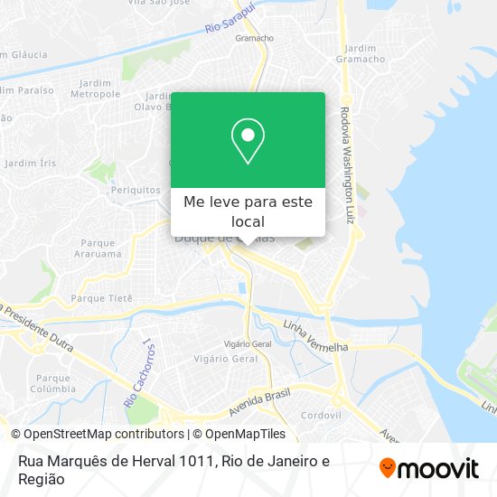Rua Marquês de Herval 1011 mapa