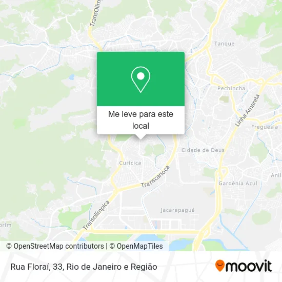Rua Floraí, 33 mapa