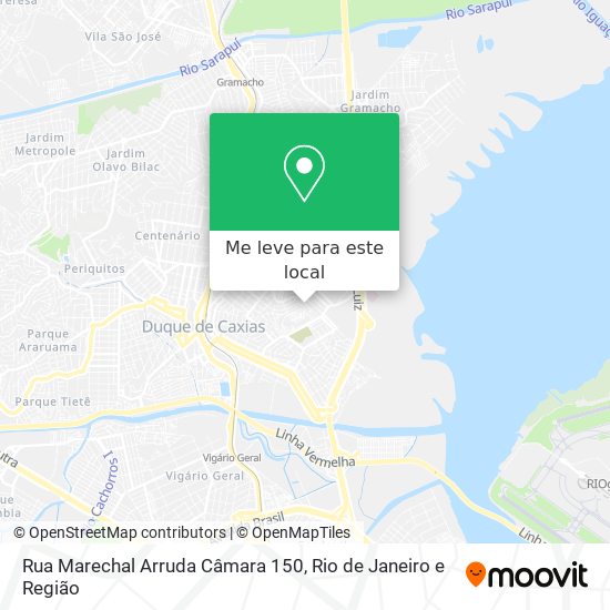 Rua Marechal Arruda Câmara 150 mapa