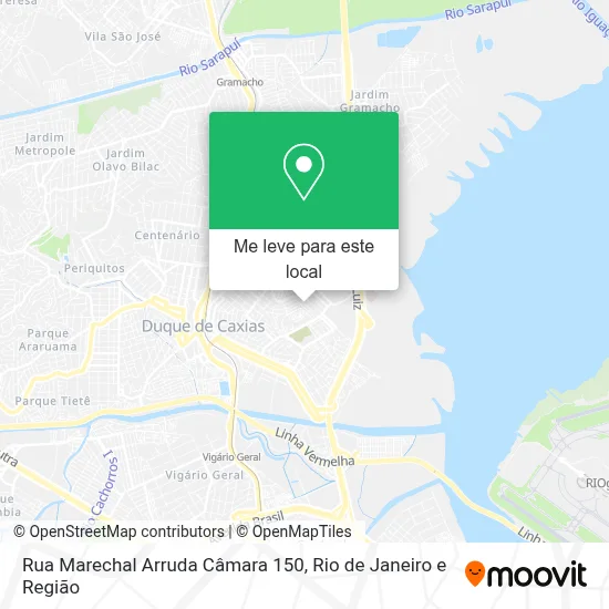 Rua Marechal Arruda Câmara 150 mapa