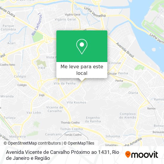 Avenida Vicente de Carvalho Próximo ao 1431 mapa