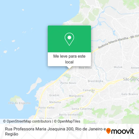 Rua Professora Maria Joaquina 300 mapa