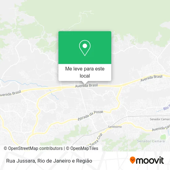 Rua Jussara mapa