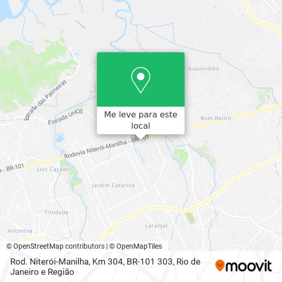 Rod. Niterói-Manilha, Km 304, BR-101 303 mapa