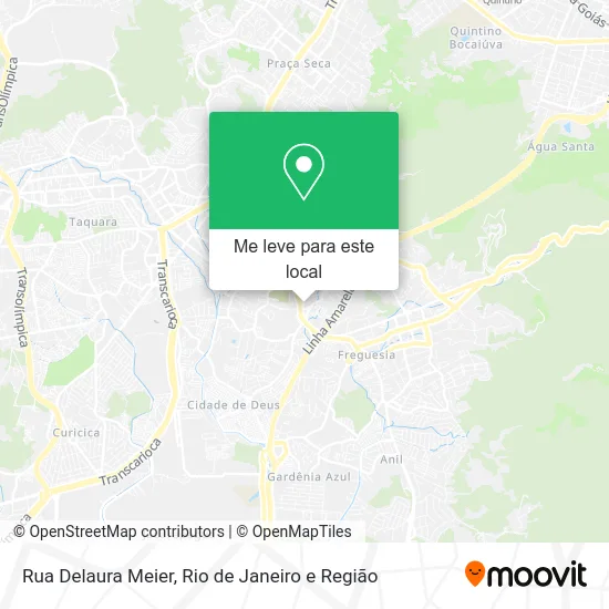 Rua Delaura Meier mapa