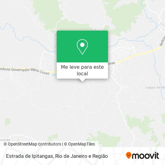 Estrada de Ipitangas mapa