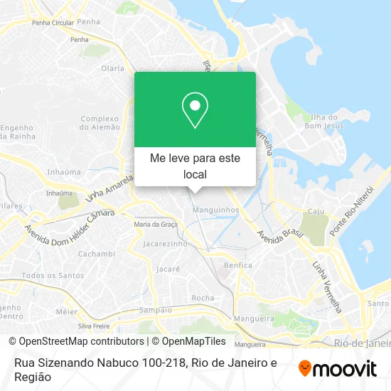 Rua Sizenando Nabuco 100-218 mapa