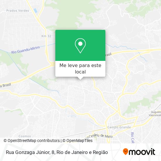 Rua Gonzaga Júnior, 8 mapa