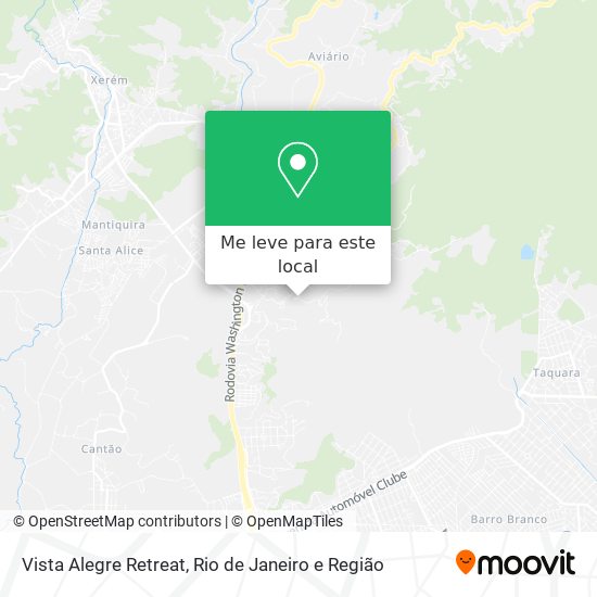Vista Alegre Retreat mapa