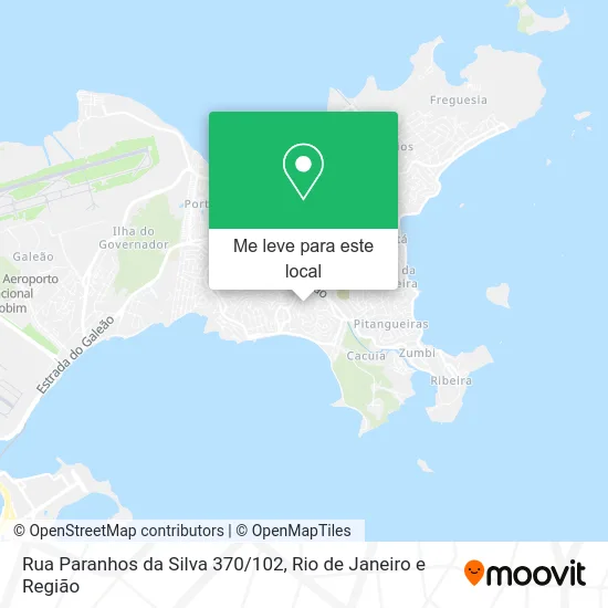Rua Paranhos da Silva 370/102 mapa
