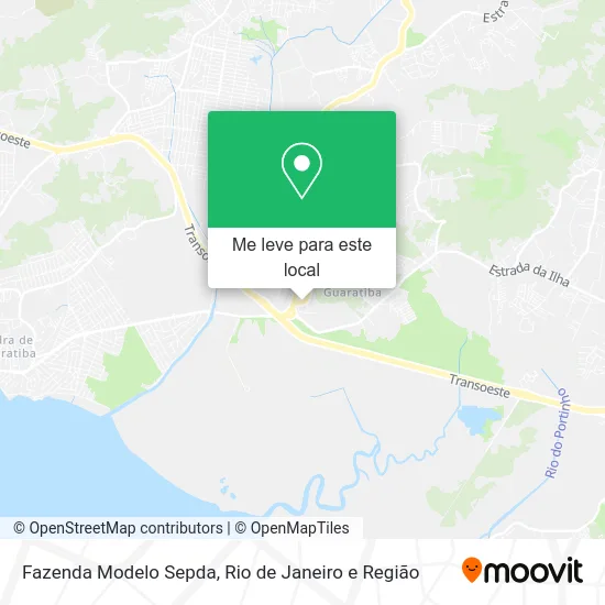 Fazenda Modelo Sepda mapa