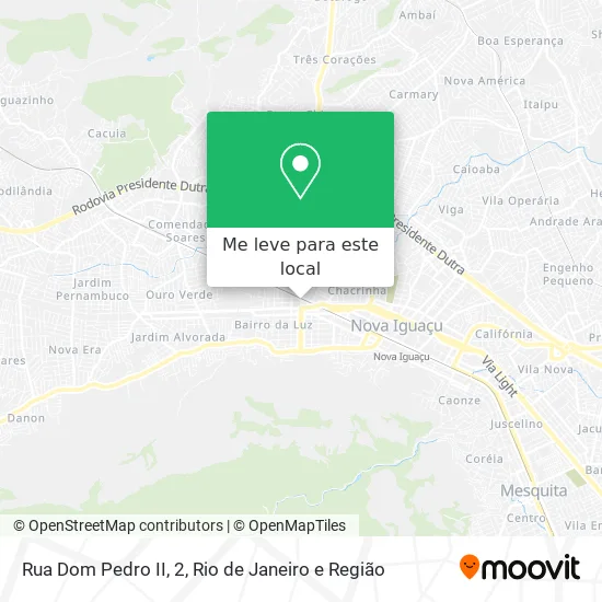 Rua Dom Pedro II, 2 mapa