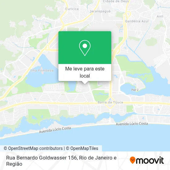 Rua Bernardo Goldwasser 156 mapa