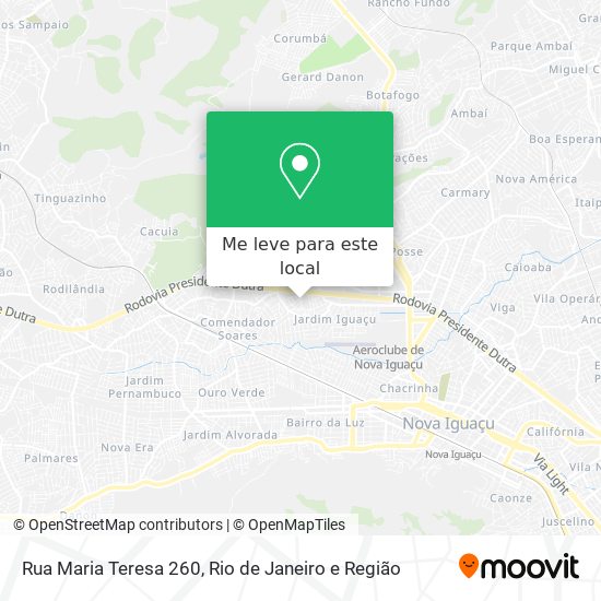 Rua Maria Teresa 260 mapa