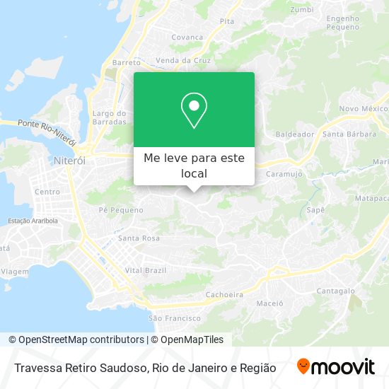 Travessa Retiro Saudoso mapa