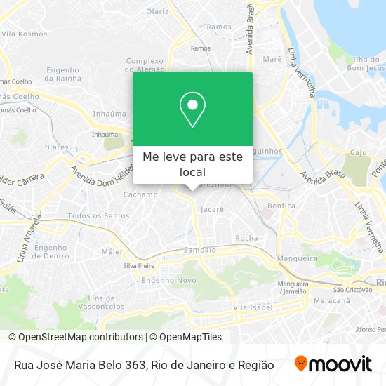 Rua José Maria Belo 363 mapa