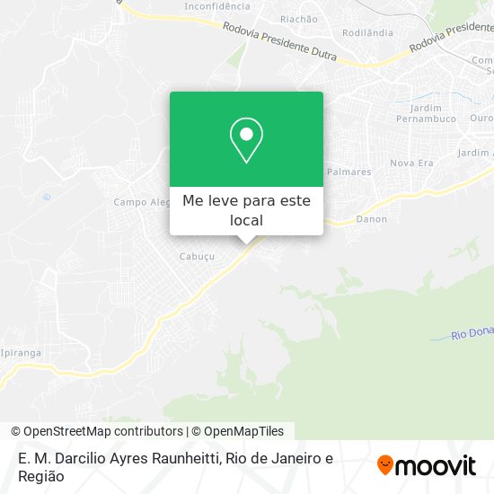 E. M. Darcilio Ayres Raunheitti mapa