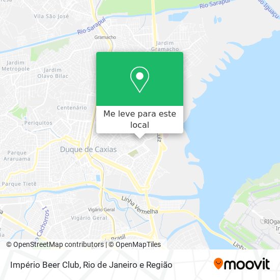 Império Beer Club mapa