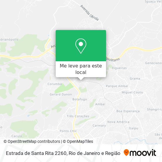 Estrada de Santa Rita 2260 mapa