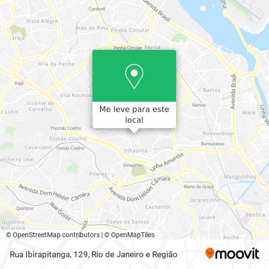 Rua Ibirapitanga, 129 mapa