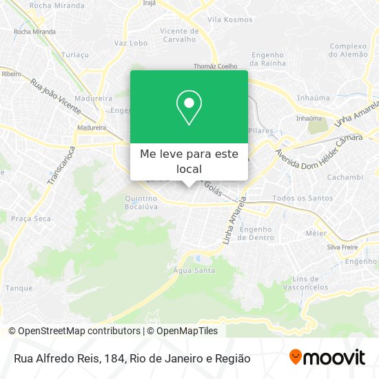 Rua Alfredo Reis, 184 mapa
