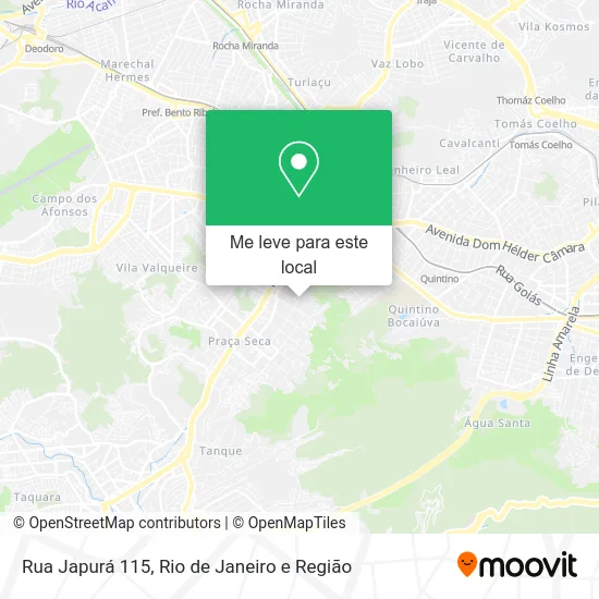 Rua Japurá 115 mapa