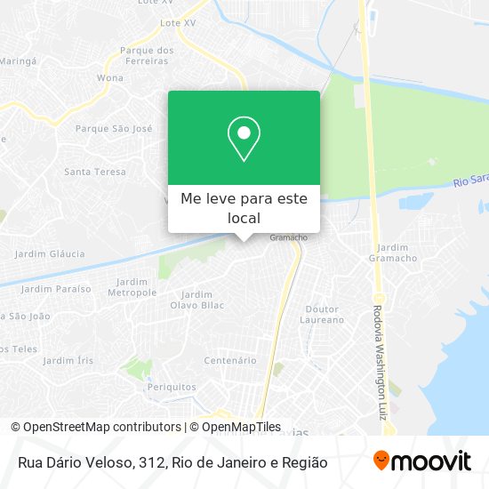 Rua Dário Veloso, 312 mapa