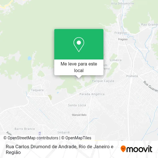 Rua Carlos Drumond de Andrade mapa