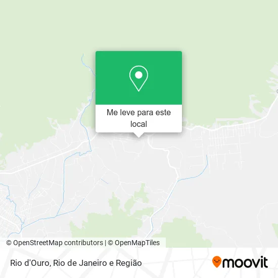 Rio d'Ouro mapa